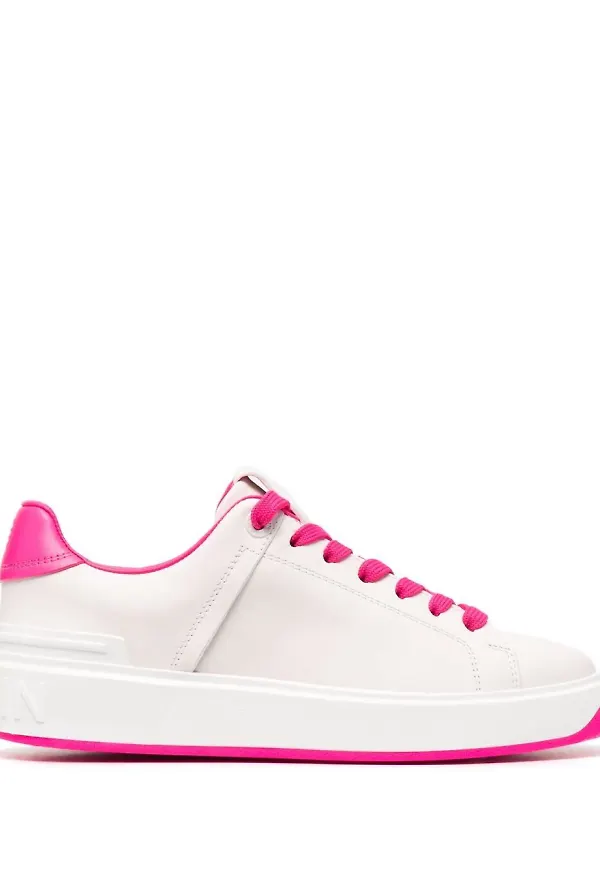 Balmain B-Court låga sneakers - Vit