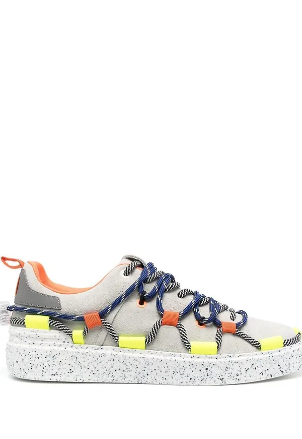 Balmain B-Court sneakers med snörning - Grå