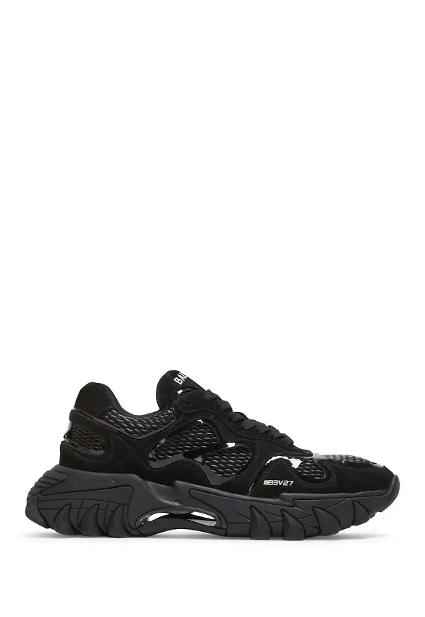 Balmain B-East grova sneakers - Svart