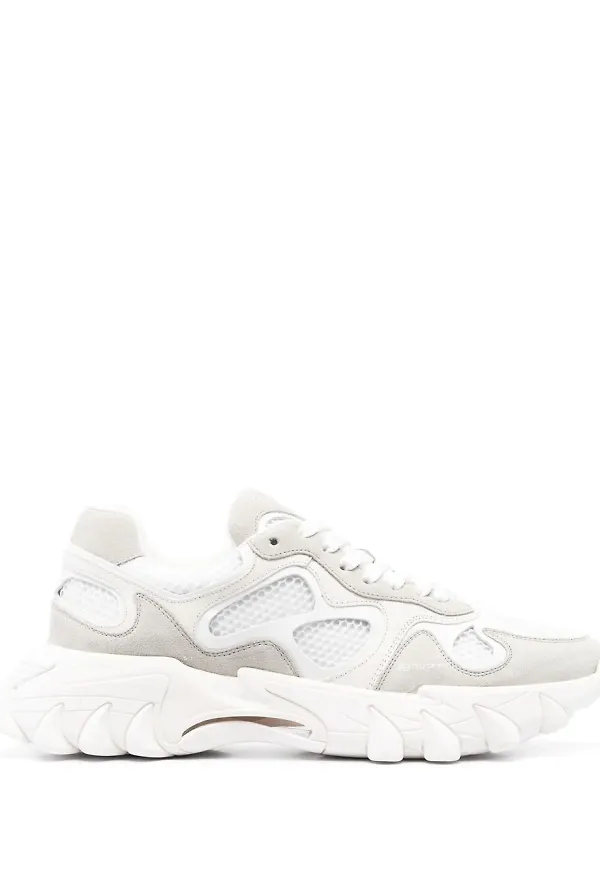 Balmain B-East panelled sneakers - Vit