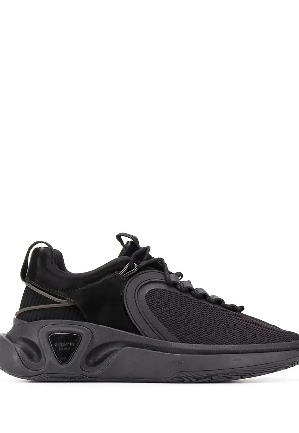 Balmain B-Runner låga sneakers - Svart