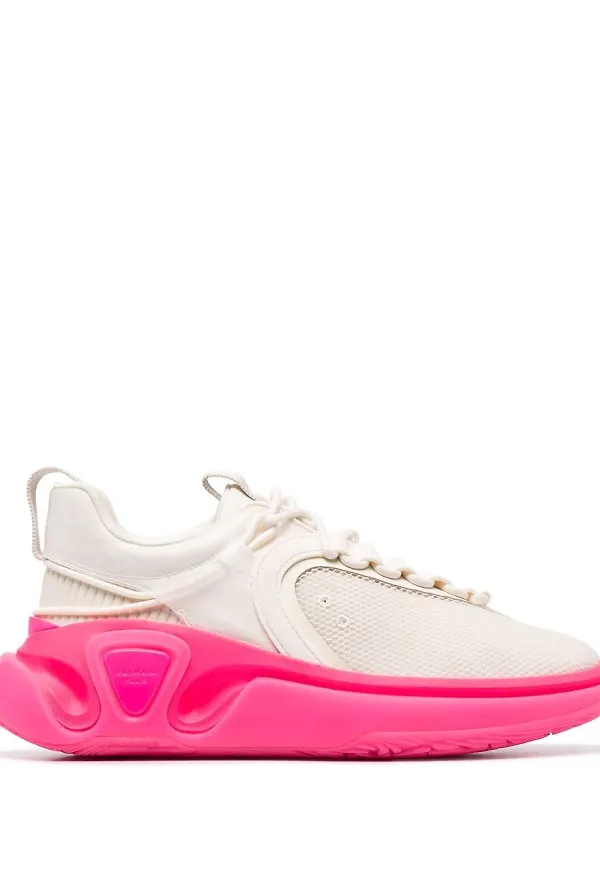 Balmain B-Runner sneakers med meshpanel - Neutral
