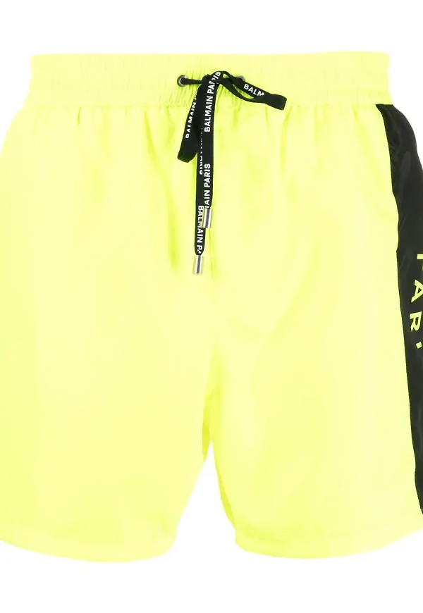 Balmain badbyxor med dragsko - Gul