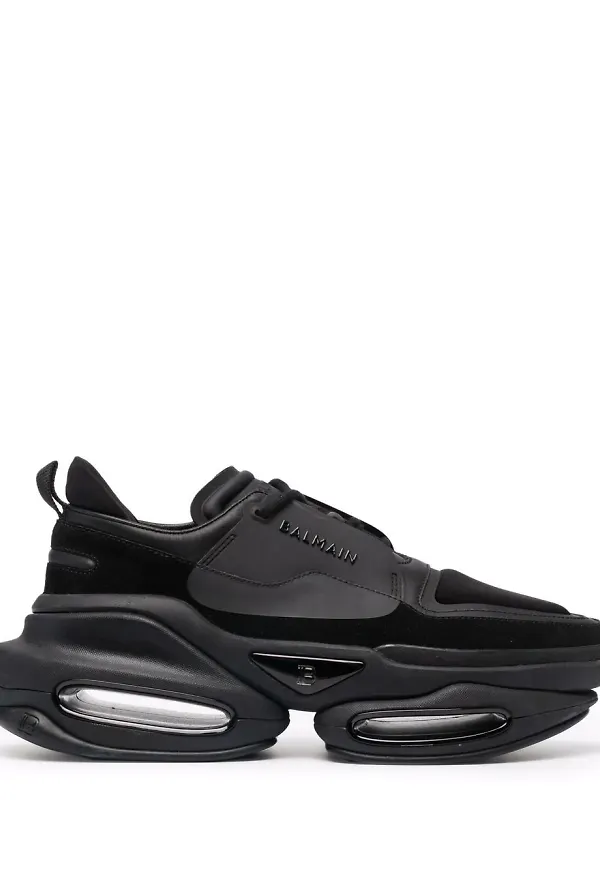 Balmain BBold låga sneakers - Svart