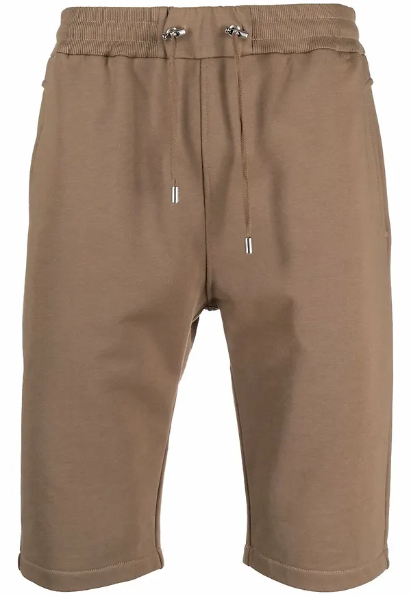 Balmain bermudashorts med dragsko - Brun