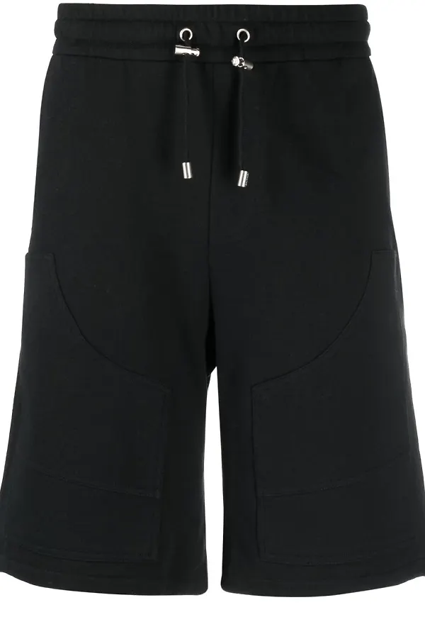 Balmain bermudashorts med panel - Svart