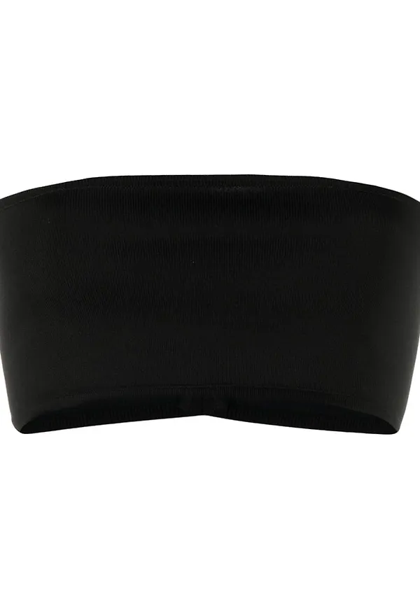Balmain beskuren bandeau topp - Svart