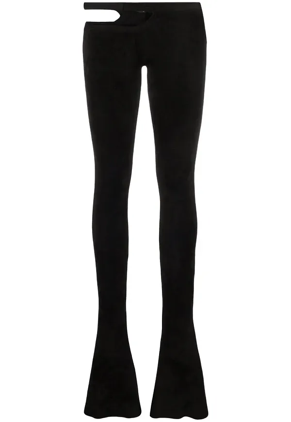 Balmain bootcut-byxor med smal passform - Svart