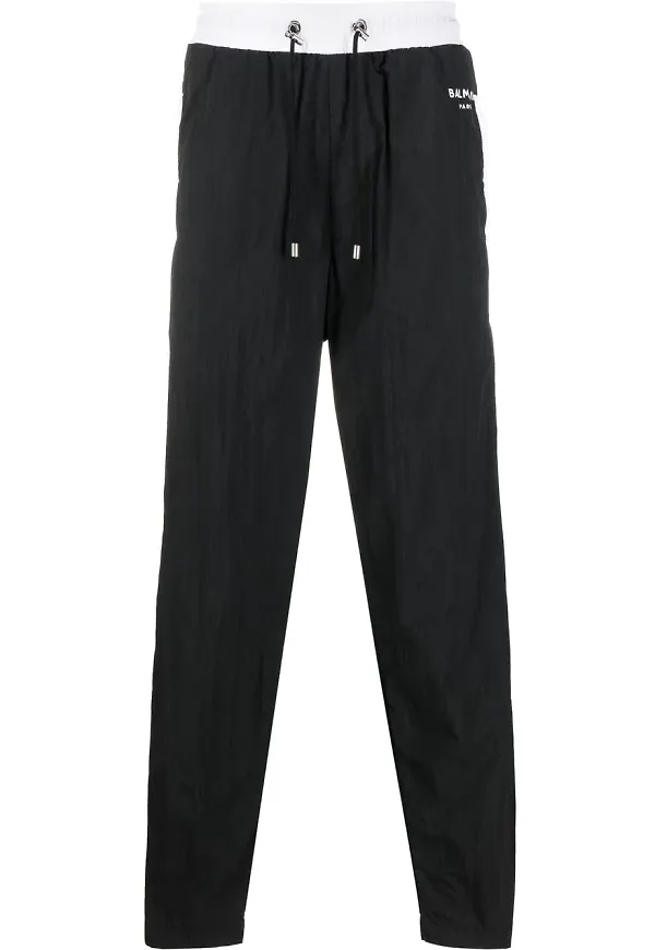 Balmain byxor med knäppning - Svart