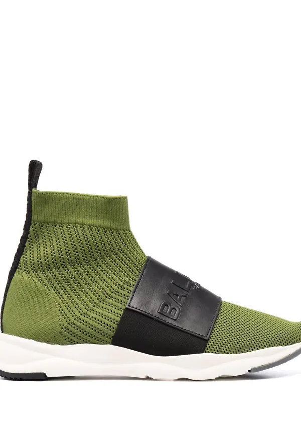 Balmain Cameron löparsneakers - Grön