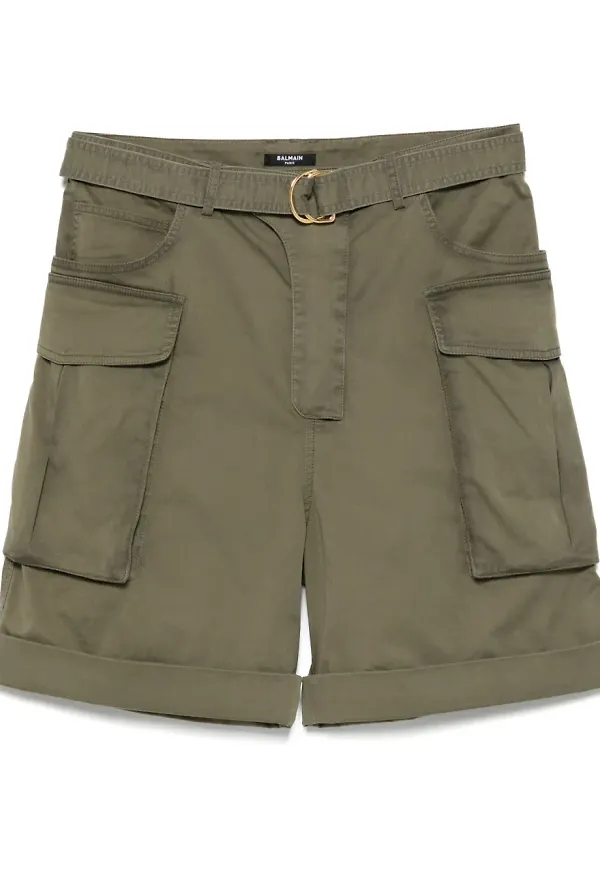 Balmain cargoshorts - Grön
