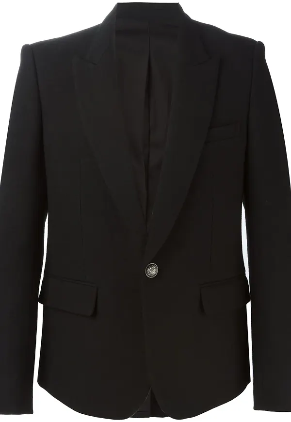 Balmain classic formal blazer - Svart
