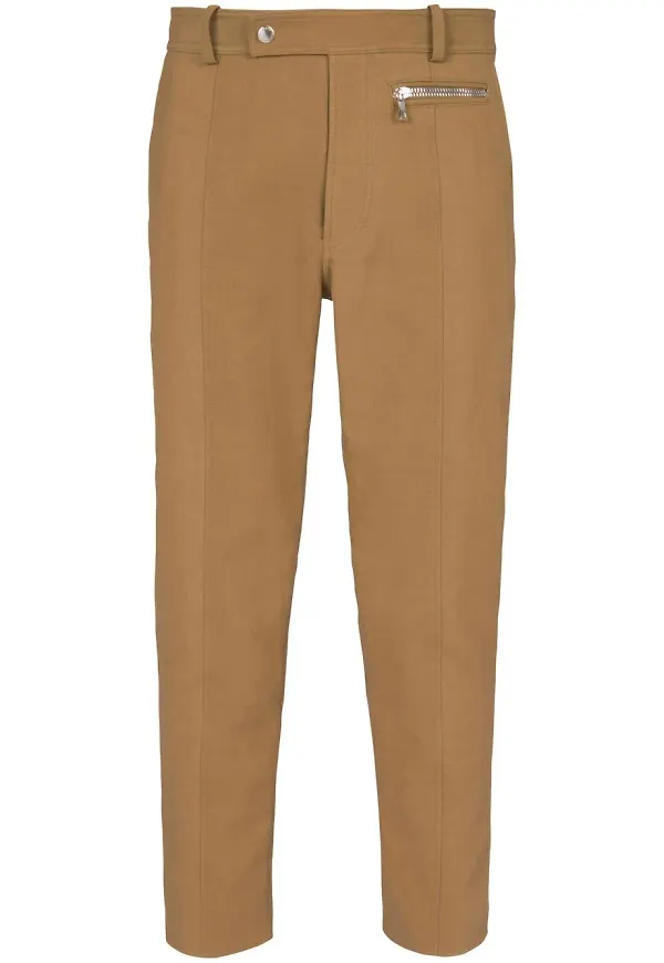 Balmain croppade chinos - Brun