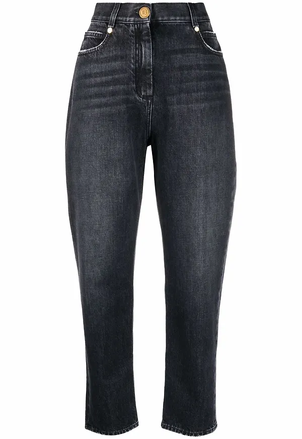 Balmain Dre boyfriend-jeans - Svart