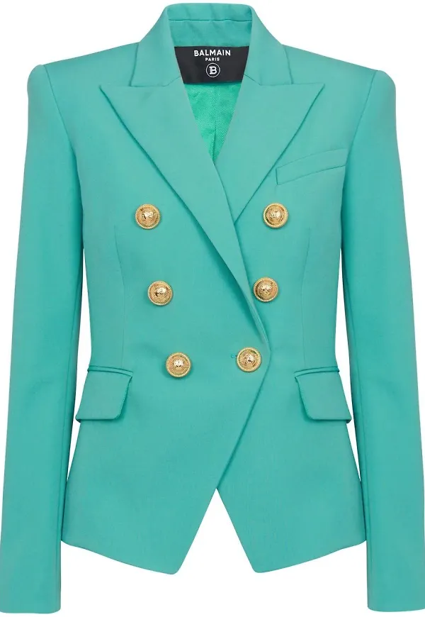 Balmain dubbelknäppt blazer - Blå