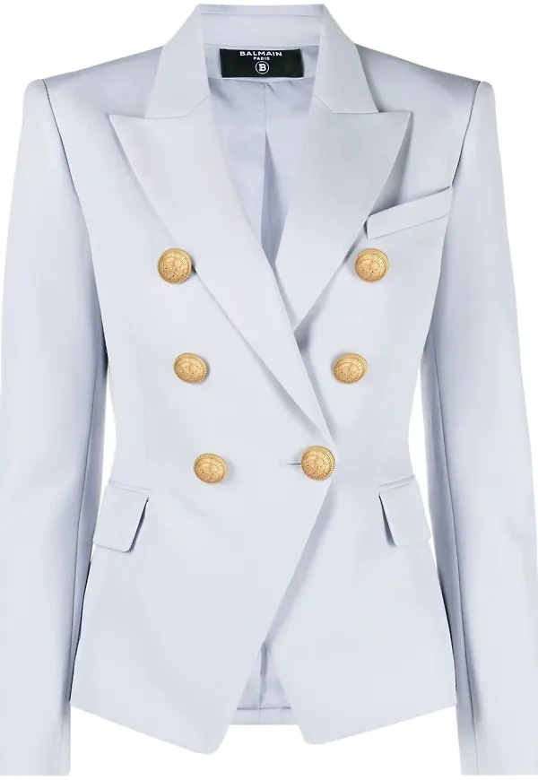 Balmain dubbelknäppt blazer - Blå