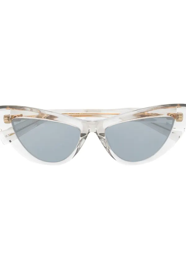 Balmain Eyewear transparenta cat eye-solglasögon - Grå