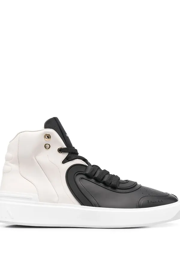 Balmain höga sneakers - Svart