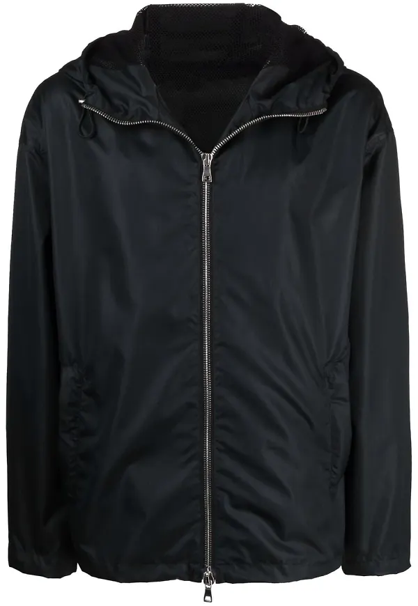 Balmain jacka med huva - Svart