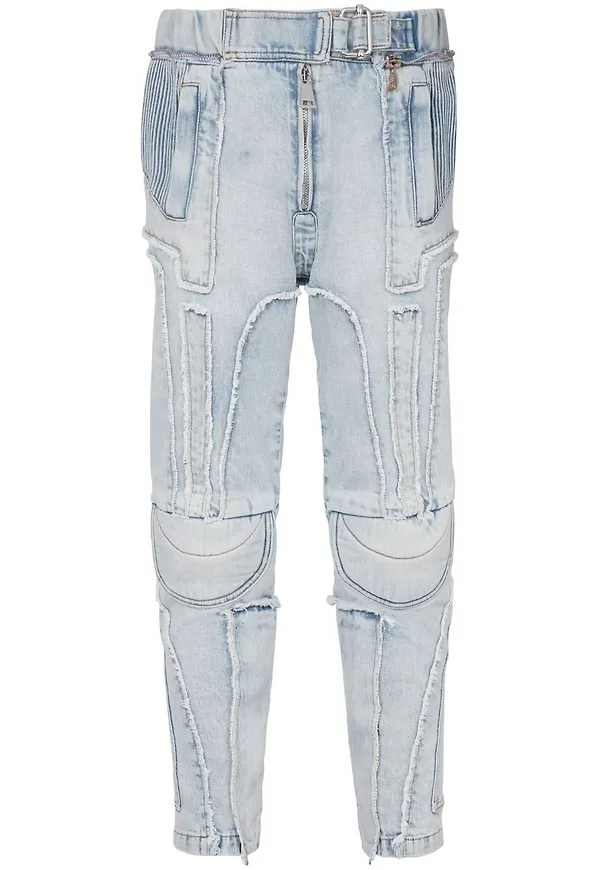 Balmain jeans med panel - Blå