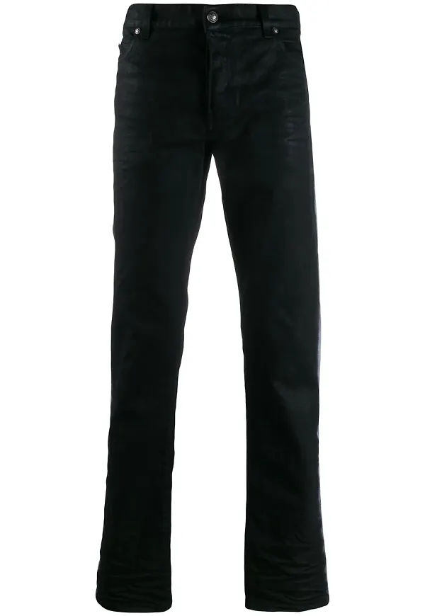 Balmain jeans med sprayband - Svart