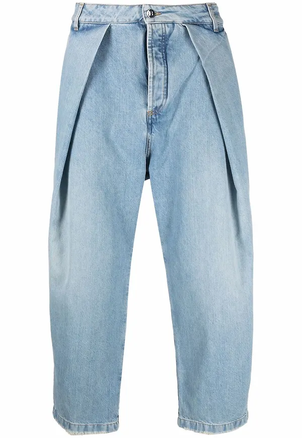 Balmain jeans med veck - Blå