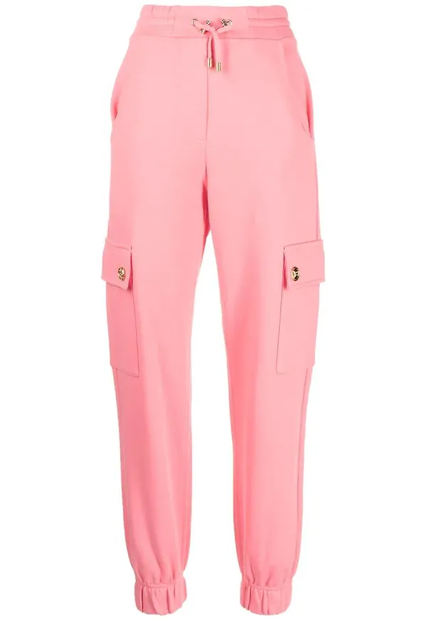 Balmain joggingbyxor med flera fickor - Rosa