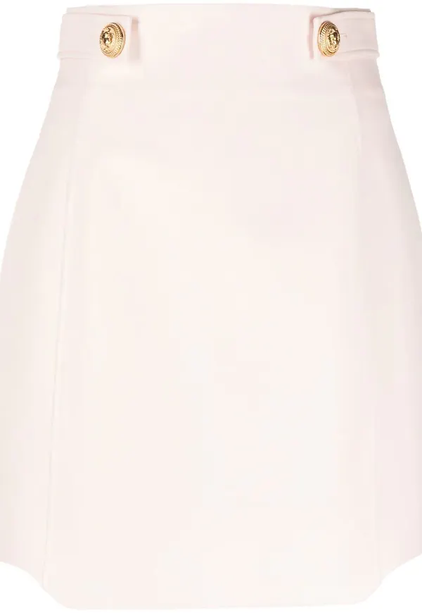 Balmain kjol med hög midja - Rosa