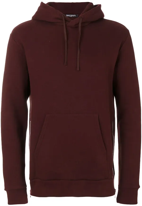 Balmain klassisk hoodie - Röd