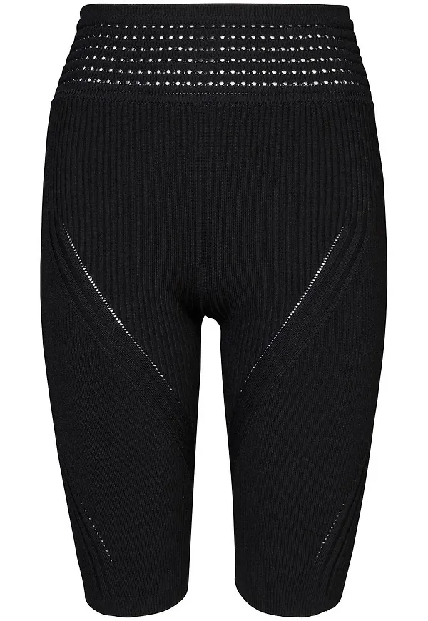 Balmain knälånga cykelbyxor - Svart