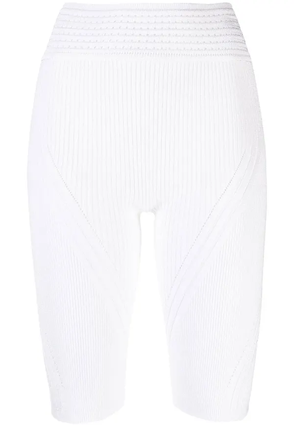 Balmain knälånga cykelbyxor - Vit