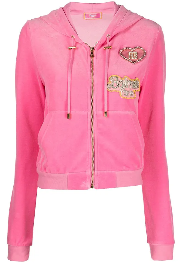 Balmain kort hoodie - Rosa