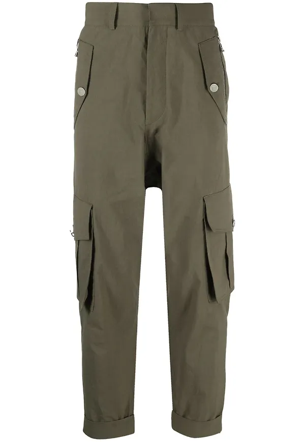 Balmain korta cargobyxor - Grön