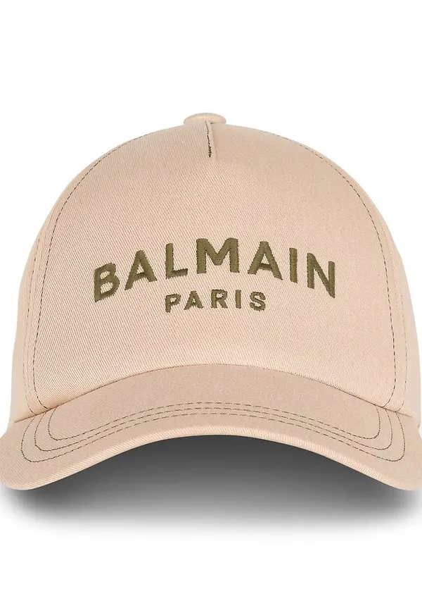 Balmain logo-embroidered baseball cap - Neutral