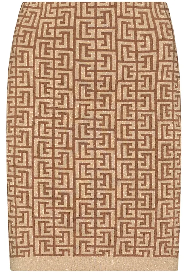 Balmain minikjol med hög midja - Neutral