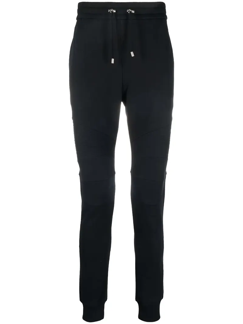 Balmain mjukisbyxor med logotypmärke - Svart