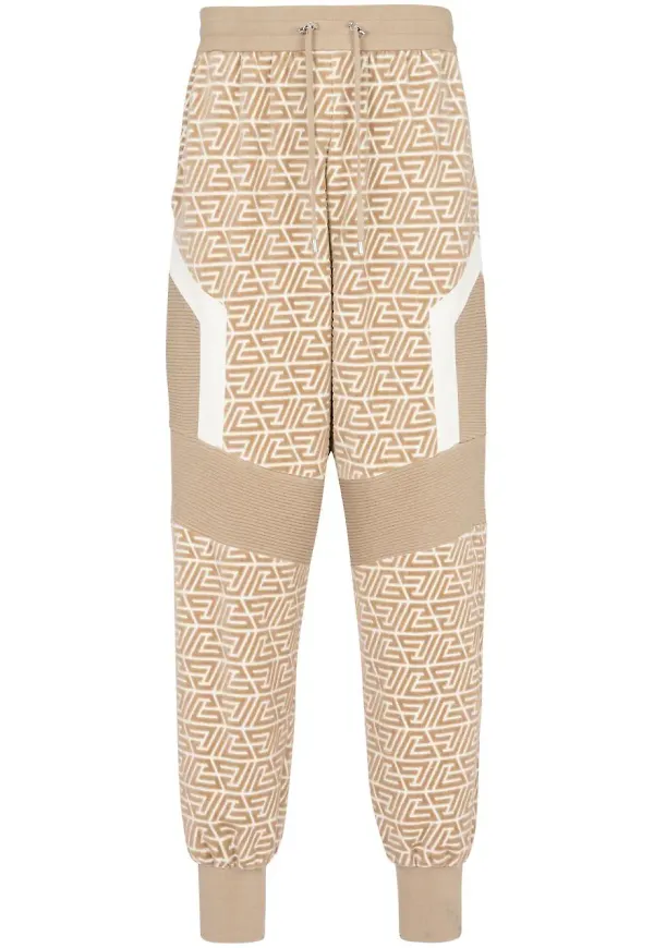 Balmain mjukisbyxor med monogram - Neutral