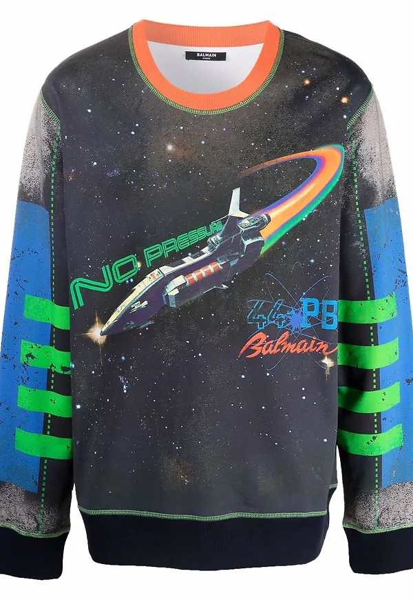 Balmain No Pressure sweatshirt - Blå