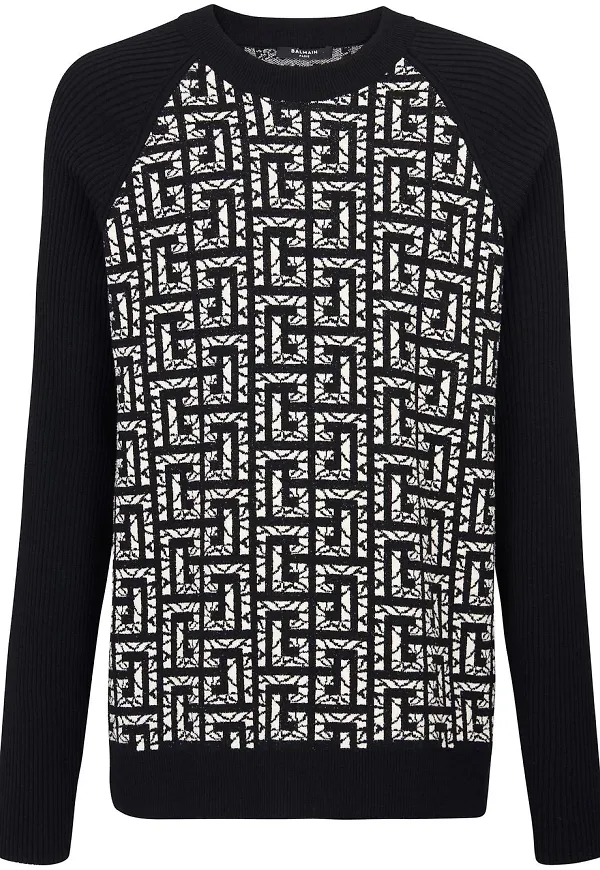 Balmain PB tröja - Svart