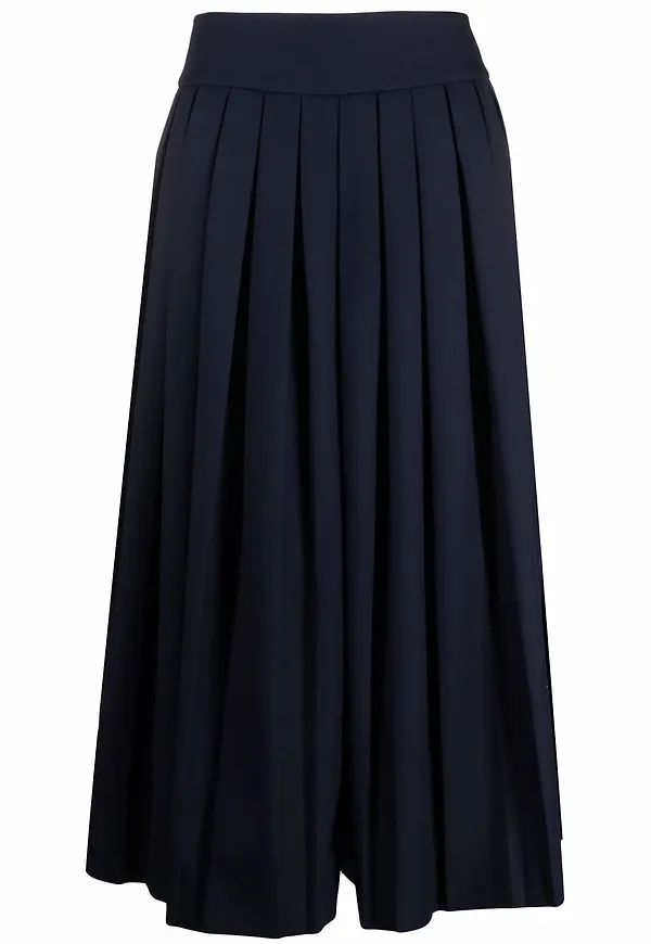 Balmain plisserade trekvartsbyxor - Blå