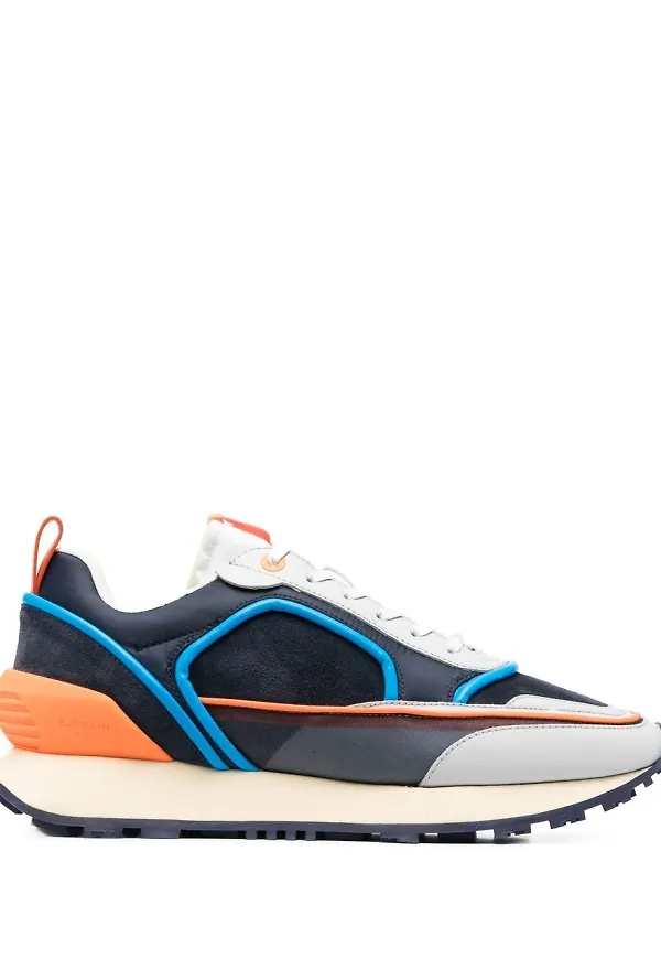 Balmain Racer sneakers med panel - Blå