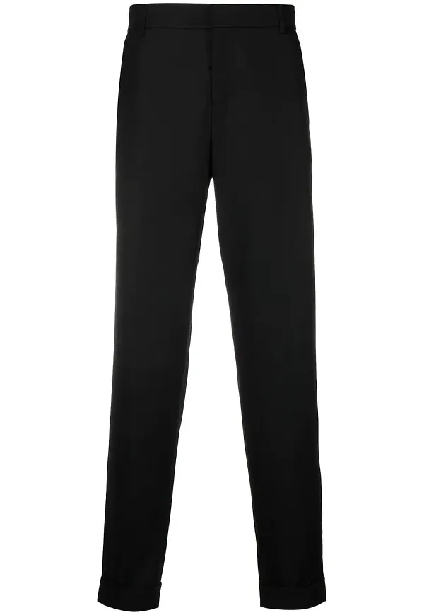Balmain raka byxor - Svart