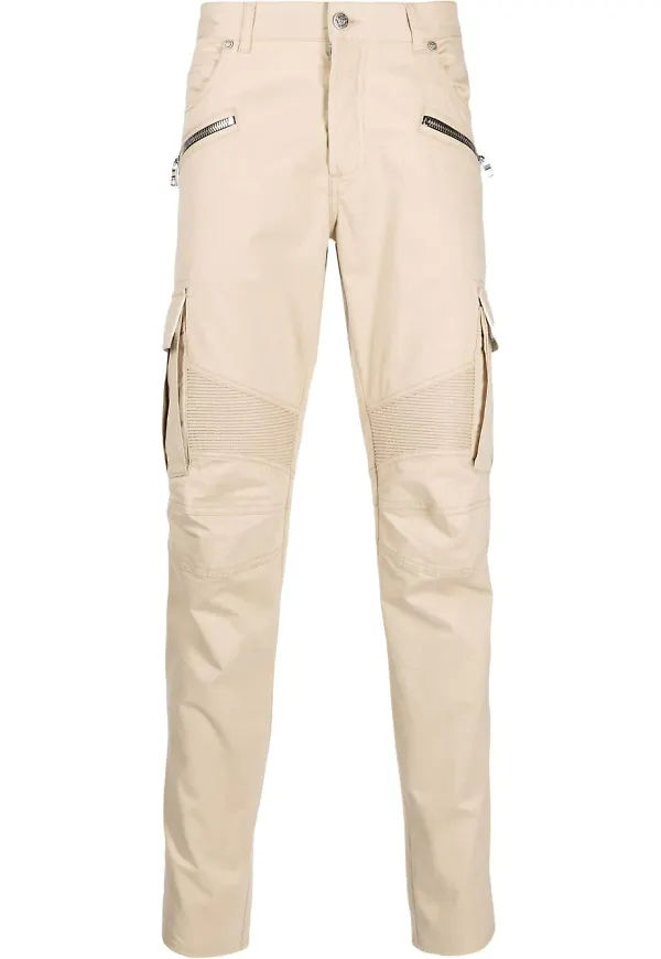 Balmain raka cargobyxor - Neutral