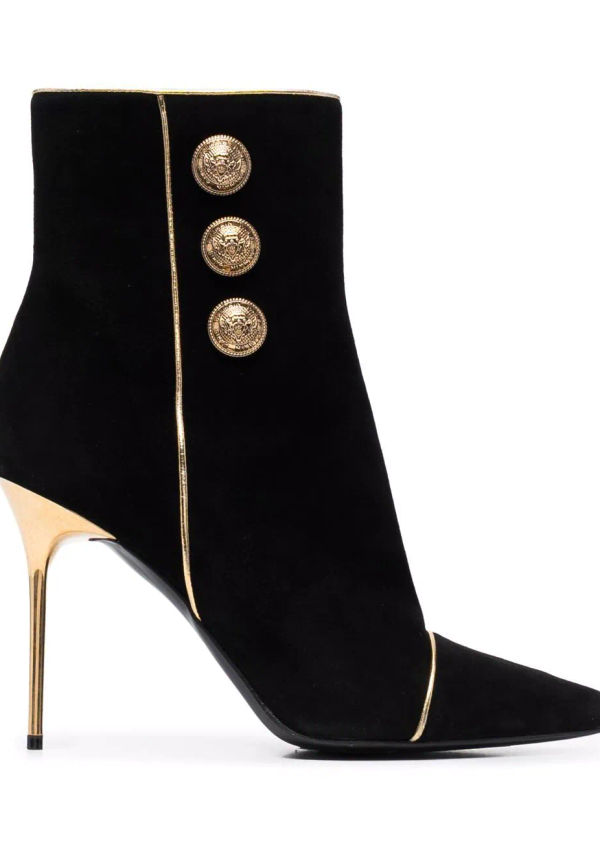 Balmain Robin mockastövlar - Svart