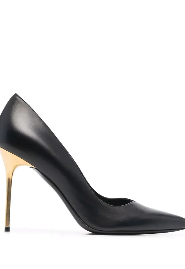 Balmain Ruby läderpumps 95 mm - Svart
