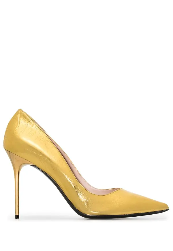 Balmain Ruby metallic pump - Guldfärgad