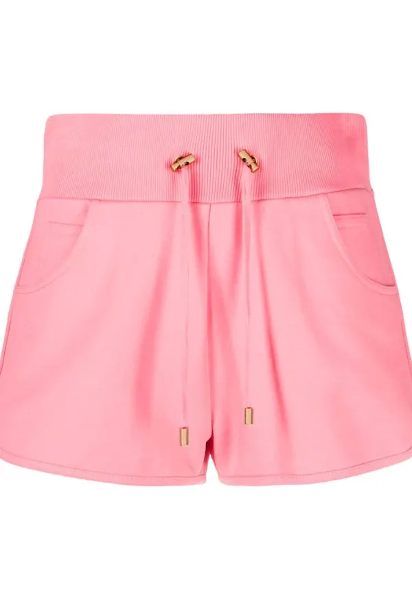 Balmain shorts med dragsko - Rosa