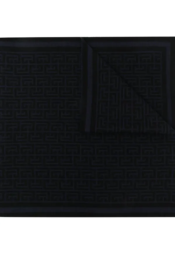 Balmain sjal med monogram - Blå