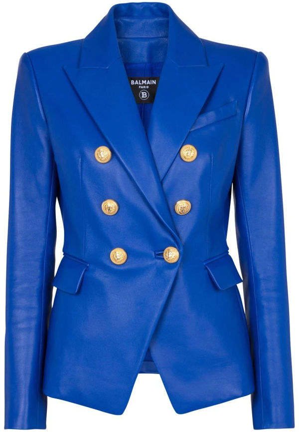 Balmain skinnblazer - Blå