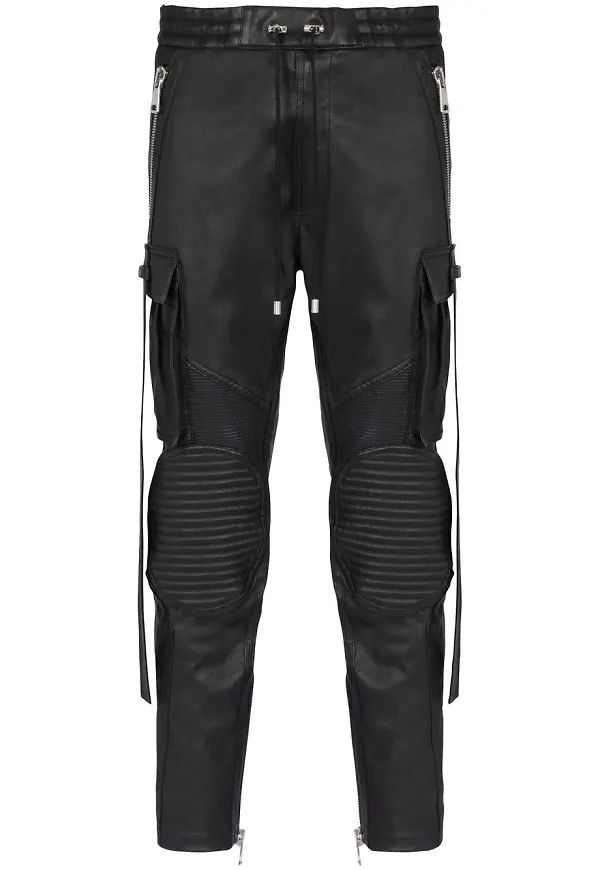 Balmain skinnbyxor med dragsko - Svart